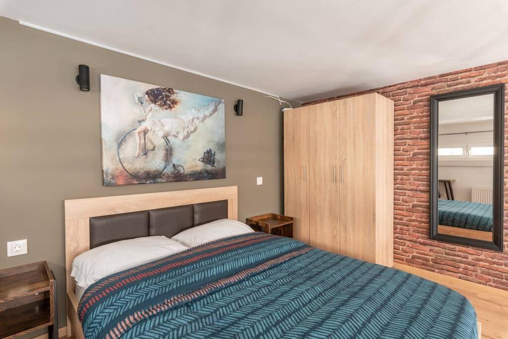 Industrial Loft Near Seaside W 200Mbps Apartman Szaloniki Kültér fotó